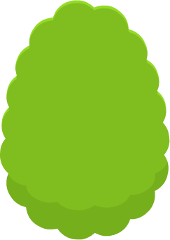 Green tree leaves 3